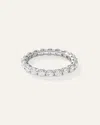 Quince Women's Lab Grown Diamond Round Eternity Band Rings In Platinum