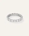 Quince Women's Lab Grown Diamond Round Eternity Band Rings In Platinum