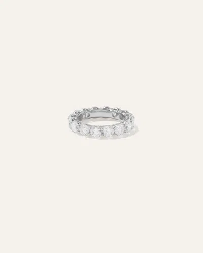 Quince Women's Lab Grown Diamond Round Eternity Band Rings In White Gold