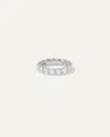 Quince Women's Lab Grown Diamond Round Eternity Band Rings In White Gold