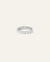 Quince Women's Lab Grown Diamond Round Eternity Band Rings In White Gold