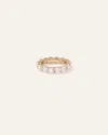 Quince Women's Lab Grown Diamond Round Eternity Band Rings In Yellow Gold