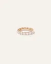 Quince Women's Lab Grown Diamond Round Eternity Band Rings In Yellow Gold