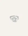 QUINCE WOMEN'S LAB GROWN DIAMOND ROUND HALO PAVE ENGAGEMENT RING