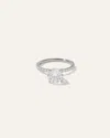 QUINCE WOMEN'S LAB GROWN DIAMOND ROUND PETITE PAVE ENGAGEMENT RING