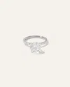 QUINCE WOMEN'S LAB GROWN DIAMOND ROUND PETITE PAVE ENGAGEMENT RING