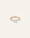 Quince Women's Lab Grown Diamond Round Petite Pave Engagement Ring In Yellow Gold