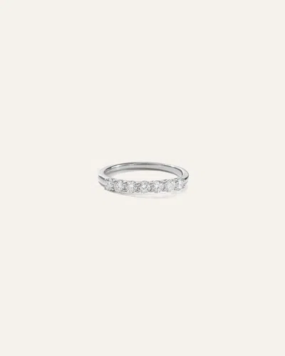 Quince Women's Lab Grown Diamond Round Seven Stone Band Rings In White Gold