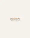 Quince Women's Lab Grown Diamond Round Seven Stone Band Rings In Yellow Gold
