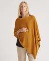 Shop Quince Women's Lightweight Cotton Cashmere Nursing Shawl In Amber