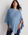 Quince Women's Lightweight Cotton Cashmere Nursing Shawl In Blue