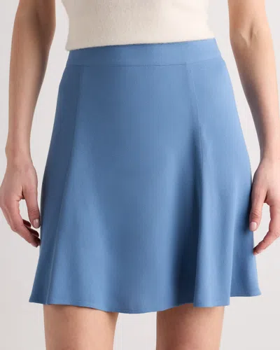 Quince Women's Lightweight Crepe A-line Mini Skirt