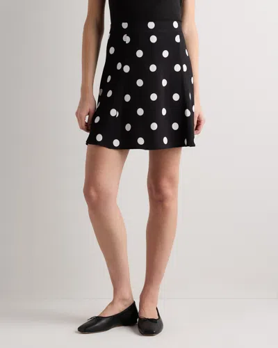 Quince Women's Lightweight Crepe A-line Mini Skirt In Black