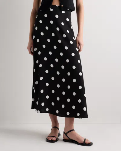 Quince Women's Lightweight Crepe Slip Skirt In Black
