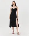 Quince Women's Lightweight Crepe Sweetheart Midi Dress