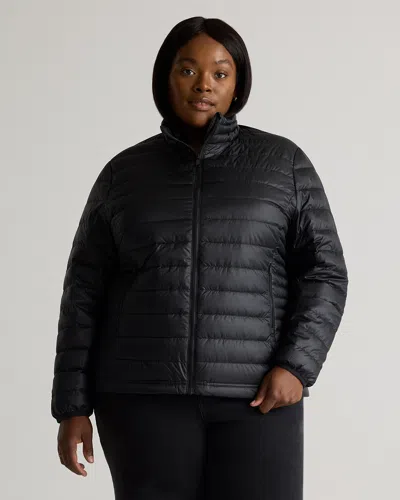 Quince Women's Lightweight Down Packable Puffer Jacket In Black