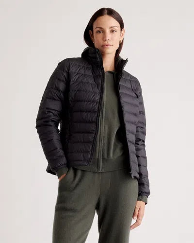 Quince Women's Lightweight Down Packable Puffer Jacket In Black