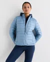 Quince Women's Lightweight Down Packable Puffer Jacket In Blue