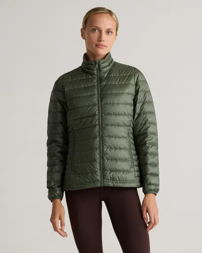 Quince Women's Lightweight Down Packable Puffer Jacket In Loden