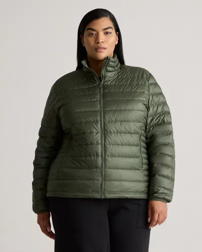 Quince Women's Lightweight Down Packable Puffer Jacket In Loden