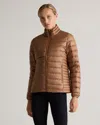 Quince Women's Lightweight Down Packable Puffer Jacket In Sienna