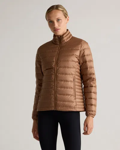 Quince Women's Lightweight Down Packable Puffer Jacket In Sienna