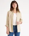 Quince Women's Long Sleeve Shirt In Driftwood