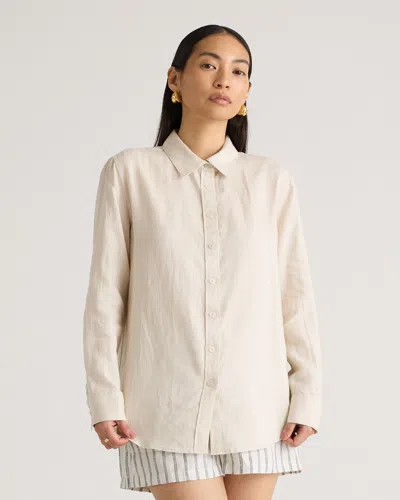Quince Women's Long Sleeve Shirt In Sand