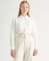 Quince Women's Long Sleeve Shirt In White