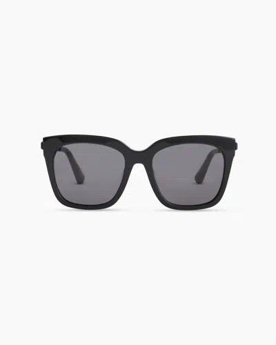 Quince Women's Luca Polarized Acetate Sunglasses In Black With Grey Lens