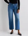 Quince Women's Luna Stretch Relaxed Straight Jeans In Multi