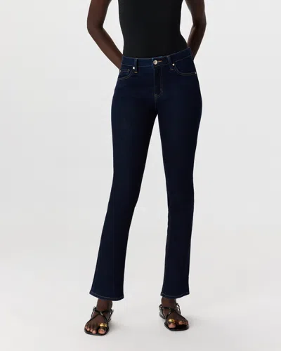 Quince Women's Luna Stretch Slim Straight Jeans In Deep Rinse