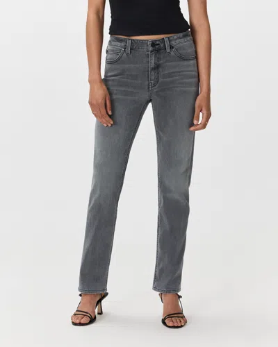 Quince Women's Luna Stretch Slim Straight Jeans In Greyed Out