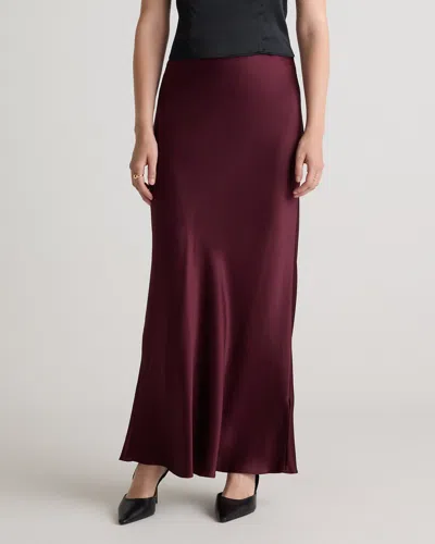 Quince Women's Maxi Skirt In Wine Tasting Red