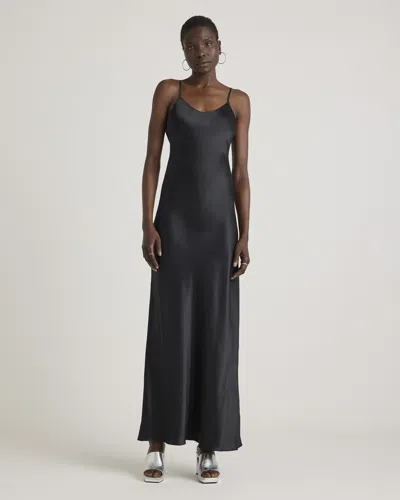 Quince Women's Maxi Slip Dress In Black