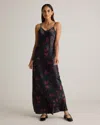 Quince Women's Maxi Slip Dress In Garnet Garden
