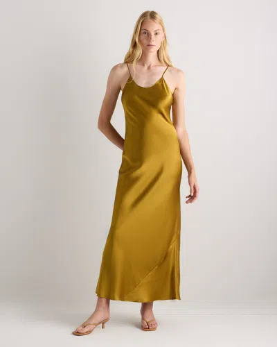 Quince Women's Maxi Slip Dress In Yellow