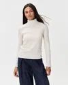Quince Women's Micro-rib Turtleneck Sweater