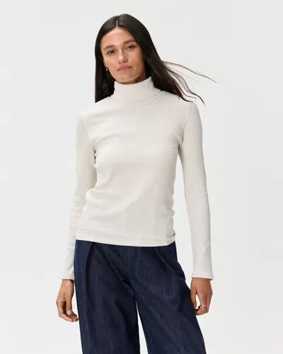 Quince Women's Micro-rib Turtleneck Sweater