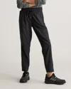 Quince Women's Micro Ripstop Mid-rise Jogger In Black