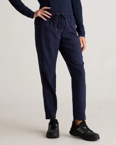 Quince Women's Micro Ripstop Mid-rise Hike Jogger In Deep Navy