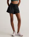 Quince Women's Micro Ripstop Mid-rise Short In Black