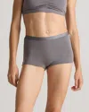 Quince Women's Micromodal Boyshort In Grey
