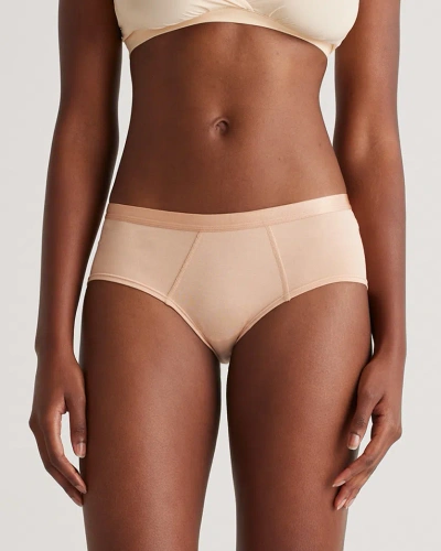 Quince Women's Micromodal Cheeky Brief In Warm Sand