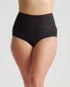 Quince Women's Micromodal High Waisted Maternity & Postpartum Brief In Black