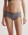 Quince Women's Micromodal Brief In Grey