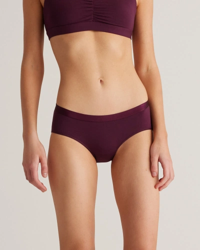 Quince Women's Micromodal Brief In Syrah