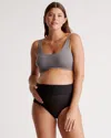 Quince Women's Micromodal Maternity & Postpartum Bralette In Grey