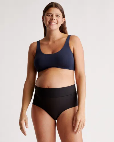 Quince Women's Micromodal Maternity & Postpartum Bralette In Navy