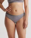 Quince Women's Micromodal Thong In Grey